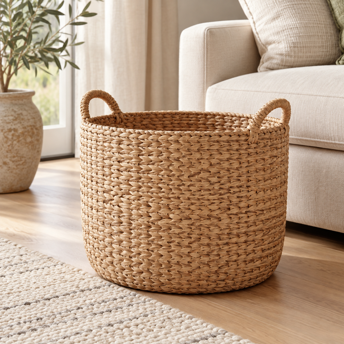 Generated styling illustration of Everyday Loop Storage Basket