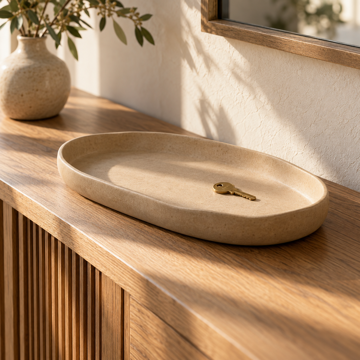 Generated styling illustration of Soft Curve Catchall Tray